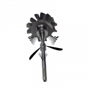 Wirnik Wałek Turbocharger Shaft Wheel GTTW-0085