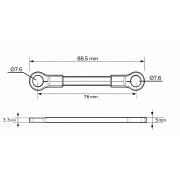 Cięgno Dźwignia Łącznik Sztanga GTASP-0141
