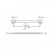 Cięgno Dźwignia Łącznik Sztanga Connecting rod of turbocharger GTASP-0186