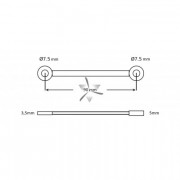 Cięgno Dźwignia Łącznik Sztanga Connecting rod of turbocharger GTASP-0187