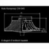 Koło kompresji Compressor Wheel GTCW-0042