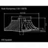 Koło kompresji Compressor Wheel GTCW-0099