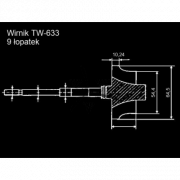 Wirnik Wałek Turbocharger Shaft Wheel GTTW-0334