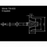 Wirnik Wałek Turbocharger Shaft Wheel GTTW-0334