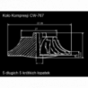 Koło kompresji Compressor Wheel GTCW-0188