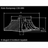 Koło kompresji Compressor Wheel GTCW-0235
