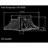 Koło kompresji Compressor Wheel GTCW-0247