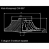 Koło kompresji Compressor Wheel GTCW-0270