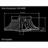 Koło kompresji Compressor Wheel GTCW-0272