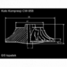 Koło kompresji Compressor Wheel GTCW-0309