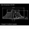 Koło kompresji Compressor Wheel GTCW-0322
