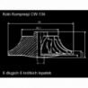 Koło kompresji Compressor Wheel GTCW-0338