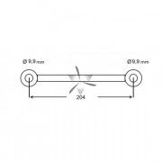 Cięgno Dźwignia Łącznik Sztanga Connecting rod of turbocharger GTASP-0190