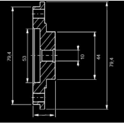 Talerzyk Back Plate Seal Plate GTBP-0351