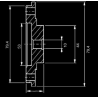 Talerzyk Back Plate Seal Plate GTBP-0351